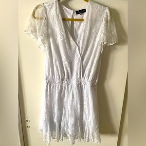 White Lace Romper